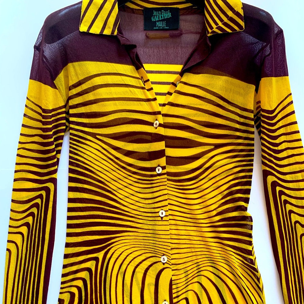 Stunning vintage Jean-Paul Gaultier shirt .Very rare ! In Very Good Condition. - Picture 1 of 5